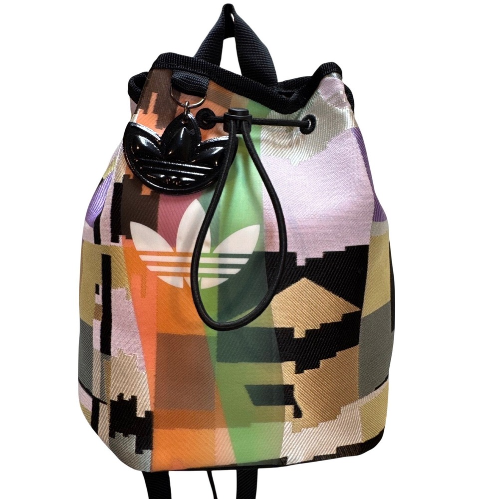 Adidas Originals BP Mini Backpack OS Multicolor Trefoil Geometric Sporty Street